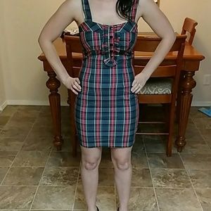 TFNC Sexy Schoolgirl Plaid Dress